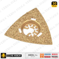 80mm Triangular Carbide Rasp with 8mm Offset Mount A529