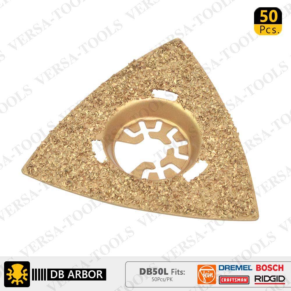 80mm Triangular Carbide Rasp with 8mm Offset Mount A529