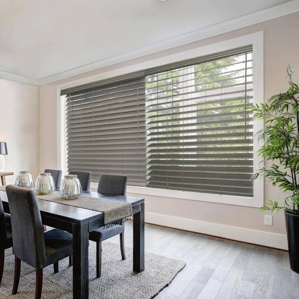 Faux Wood Blind 60 in. W x 48 in. N6255