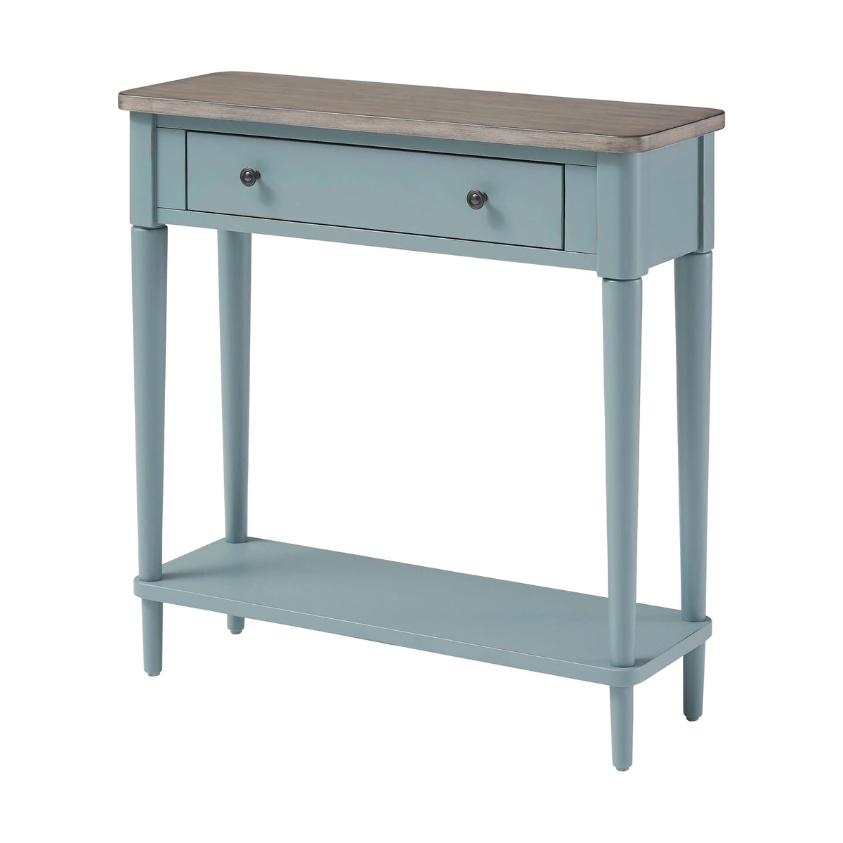 Solid Wood Console Table with Drawer and Shelf P101