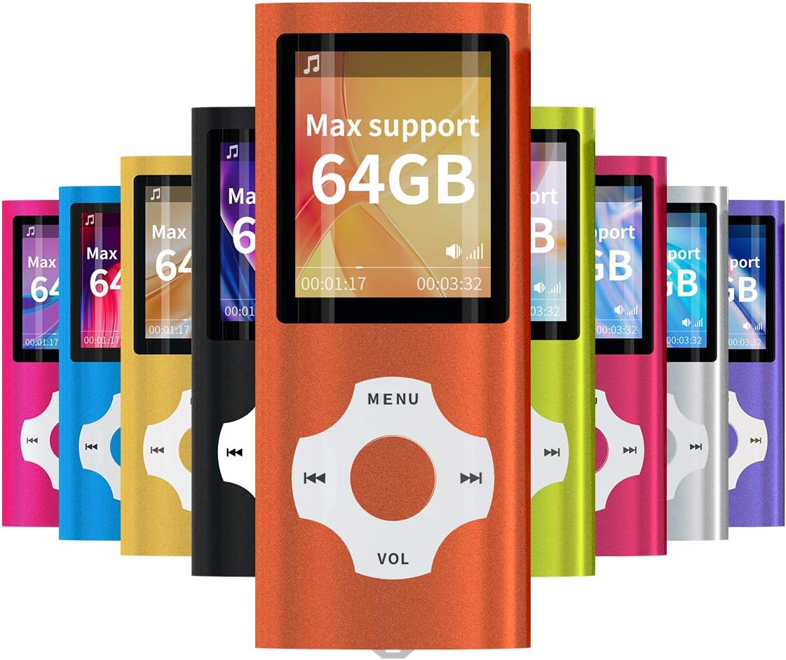Black Pack of 2 MP3 MP4 Player K7780