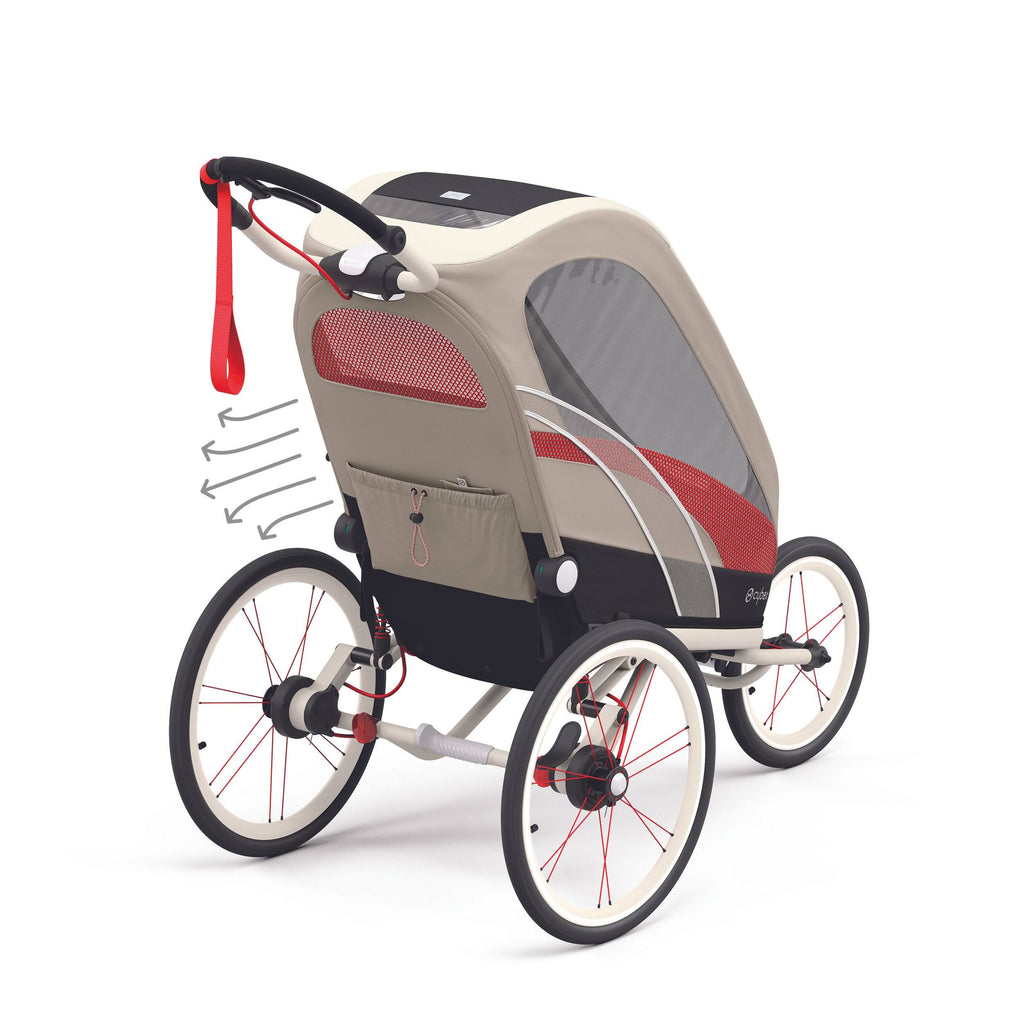 Silver Pink Multisport Trailer Seat Pack H9764