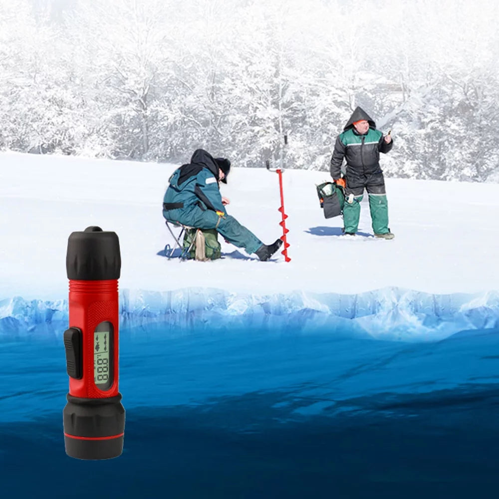 Sonar Ice Fishing Fishfinder with 0.8-90m Detection Depth P670
