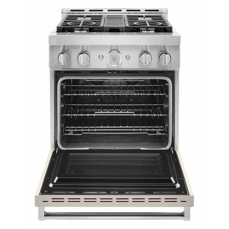 30 in. 4.1 cu. ft. Smart Gas Range with Self-Cleaning and True Convection G673