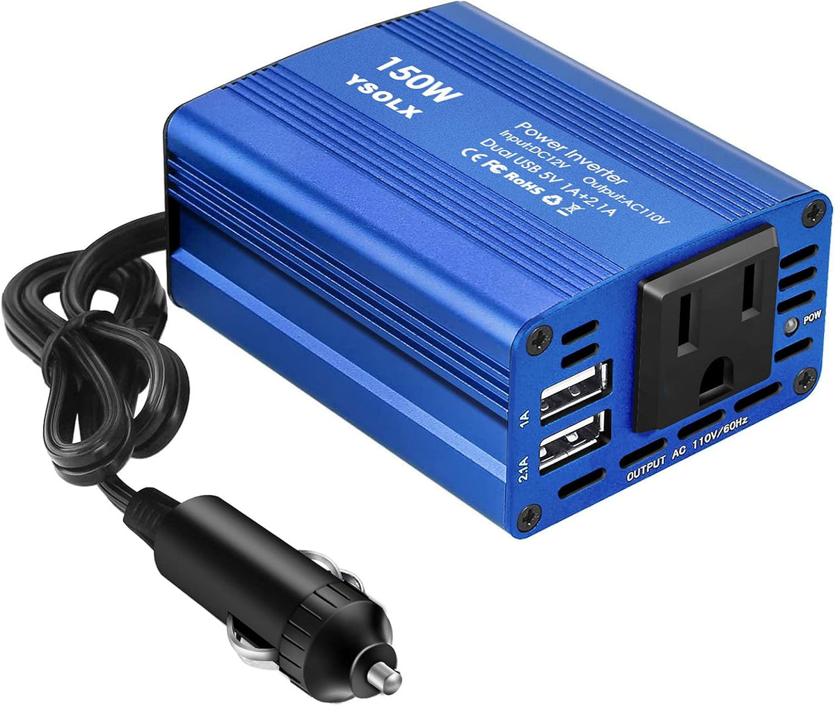 1000W Modified Sine Wave Power Inverter with 3 AC Outlets R5900