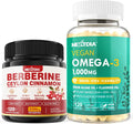 Berberine Supplement 1500mg + Vegan Omega 3 Supplement 1000mg I32702