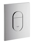 Chrome Vertical WC Wall Plate Q807400