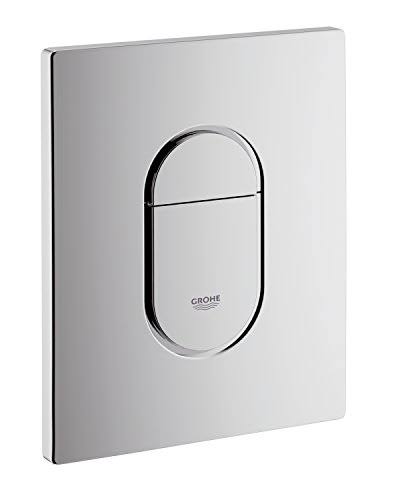 Chrome Vertical WC Wall Plate Q807400