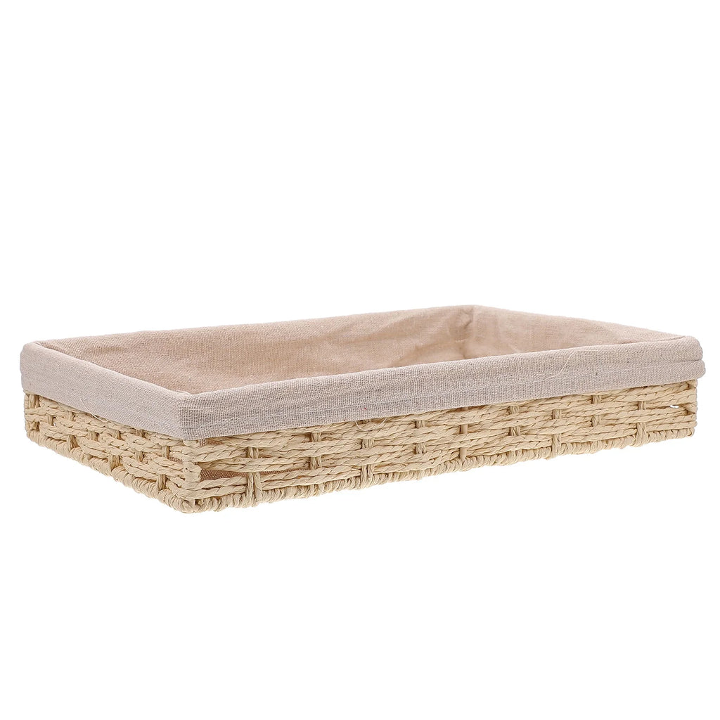 Beige Woven Rattan Storage Boxes X717160