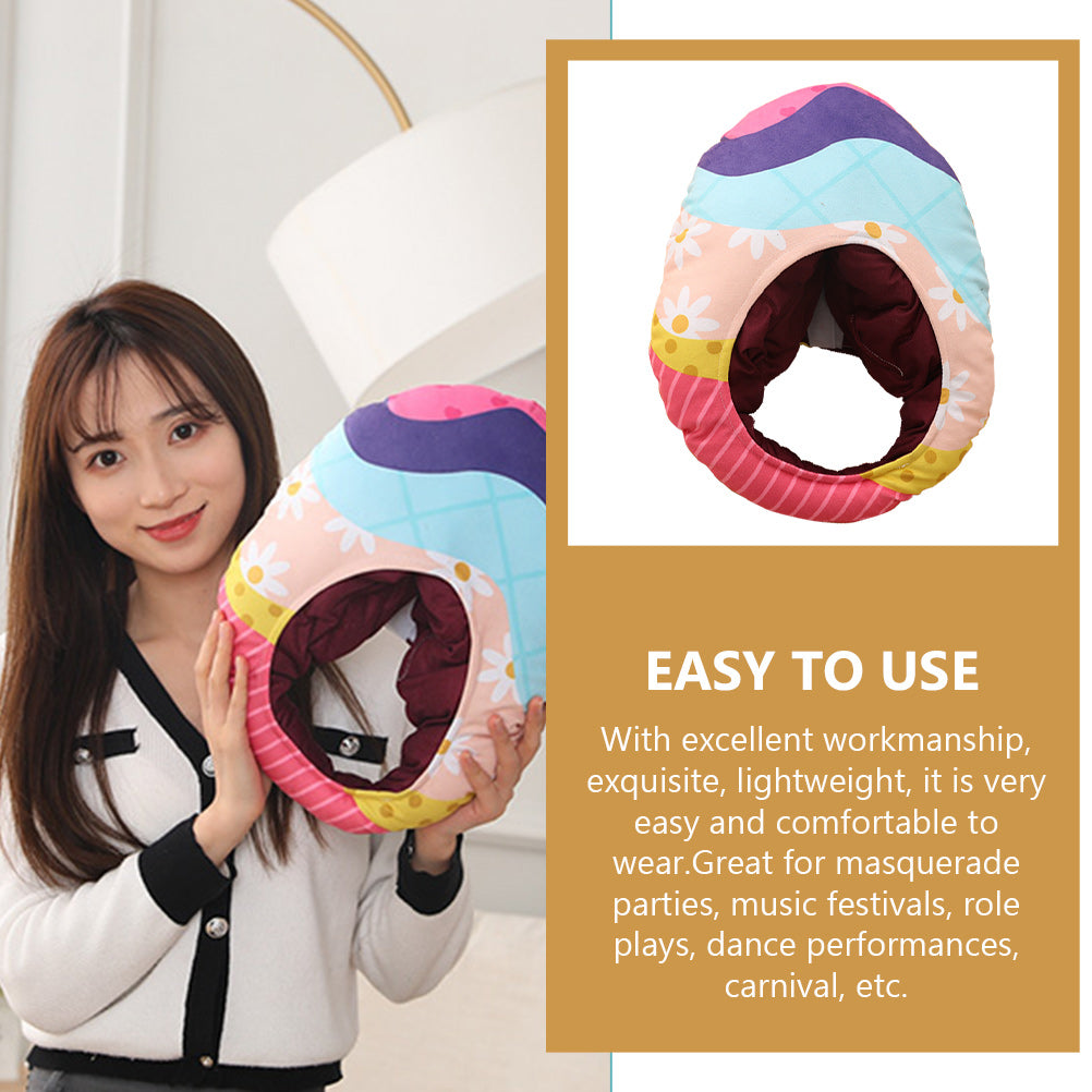 Egg Hood Hat Cap Plush Toy Z650244