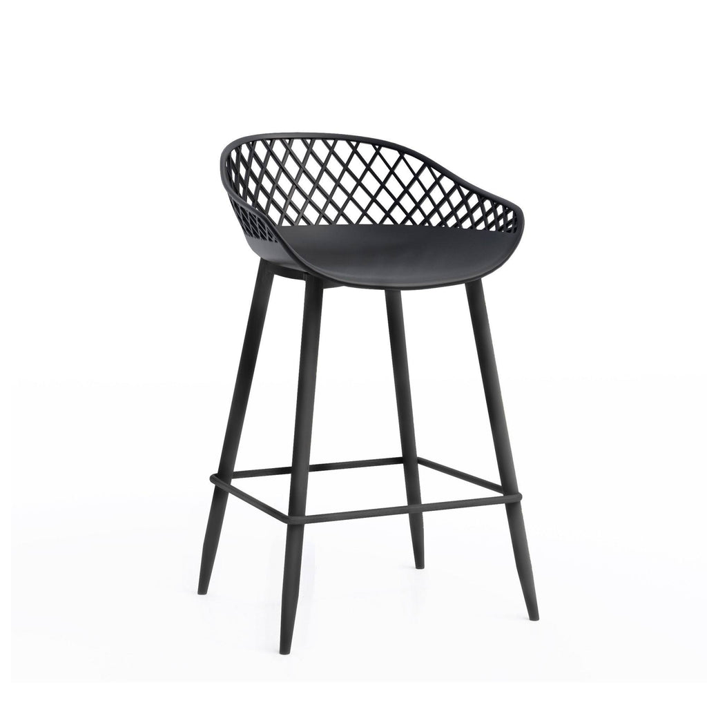 Black Counter Stool Set of 2 Z41249
