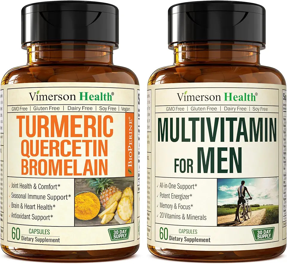 Quercetin with Bromelain & Turmeric Curcumin & Multivitamin N56826