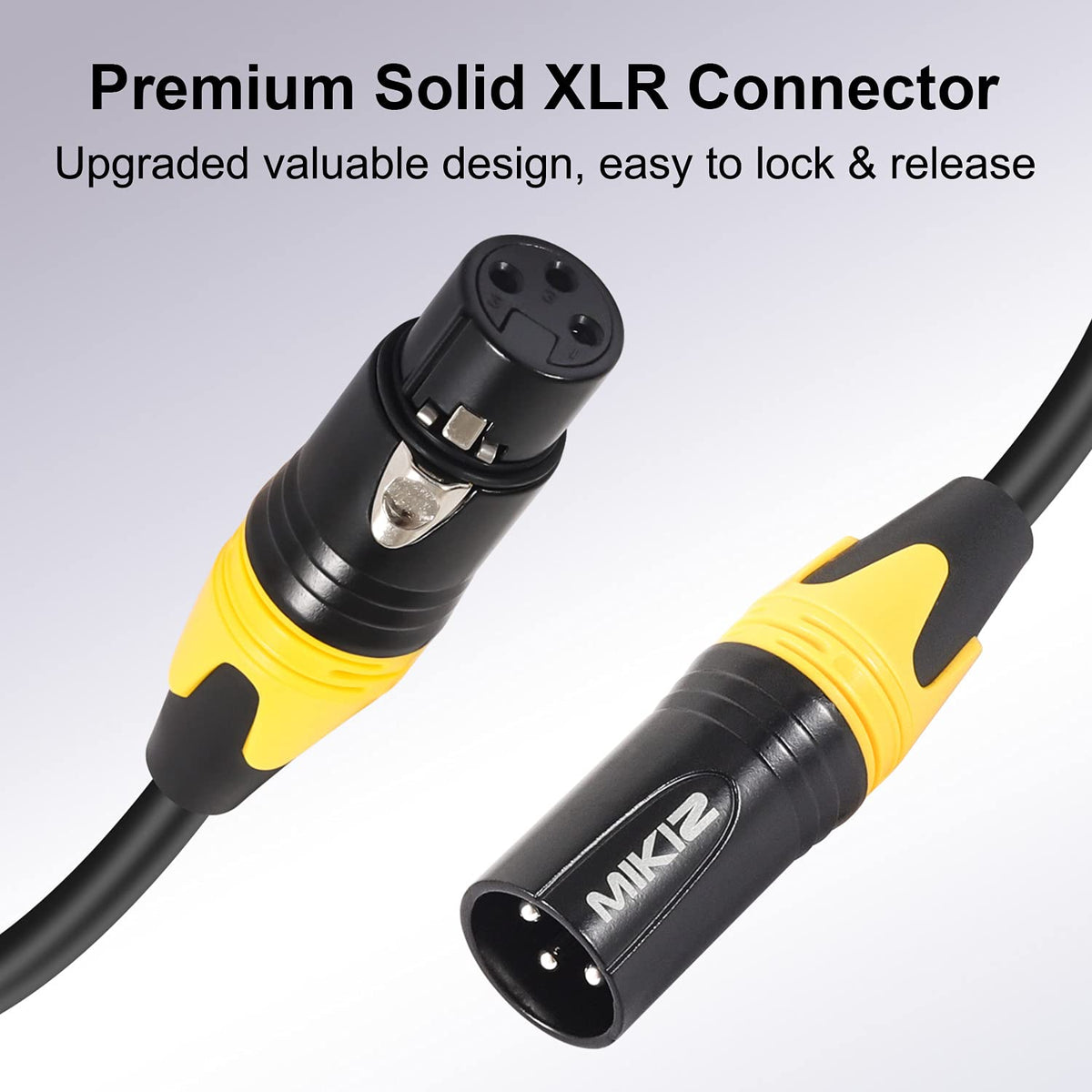 XLR Microphone Cables 25ft 4 Pack Z346032
