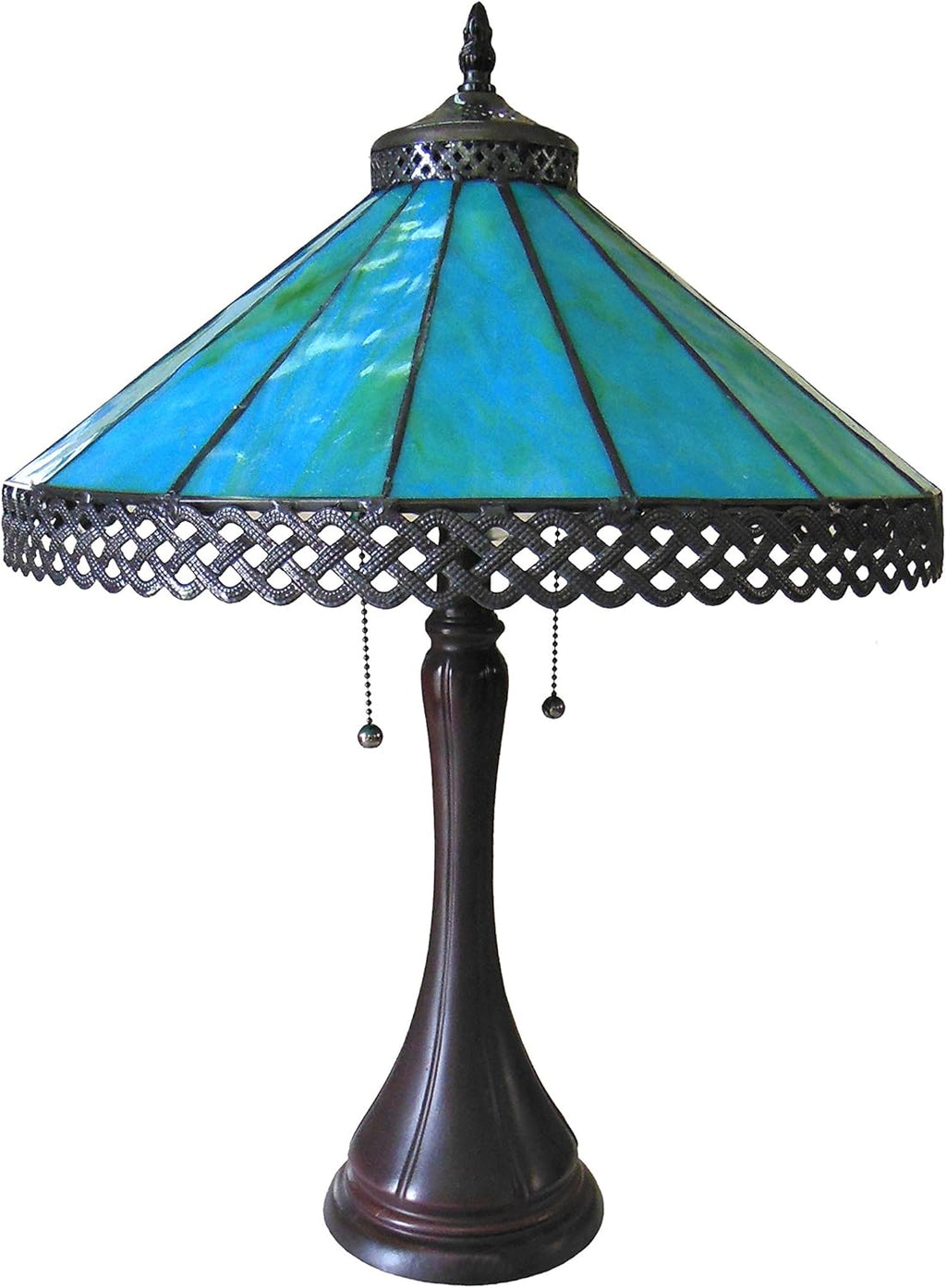 2 Light Table Lamp 16" Shade P554