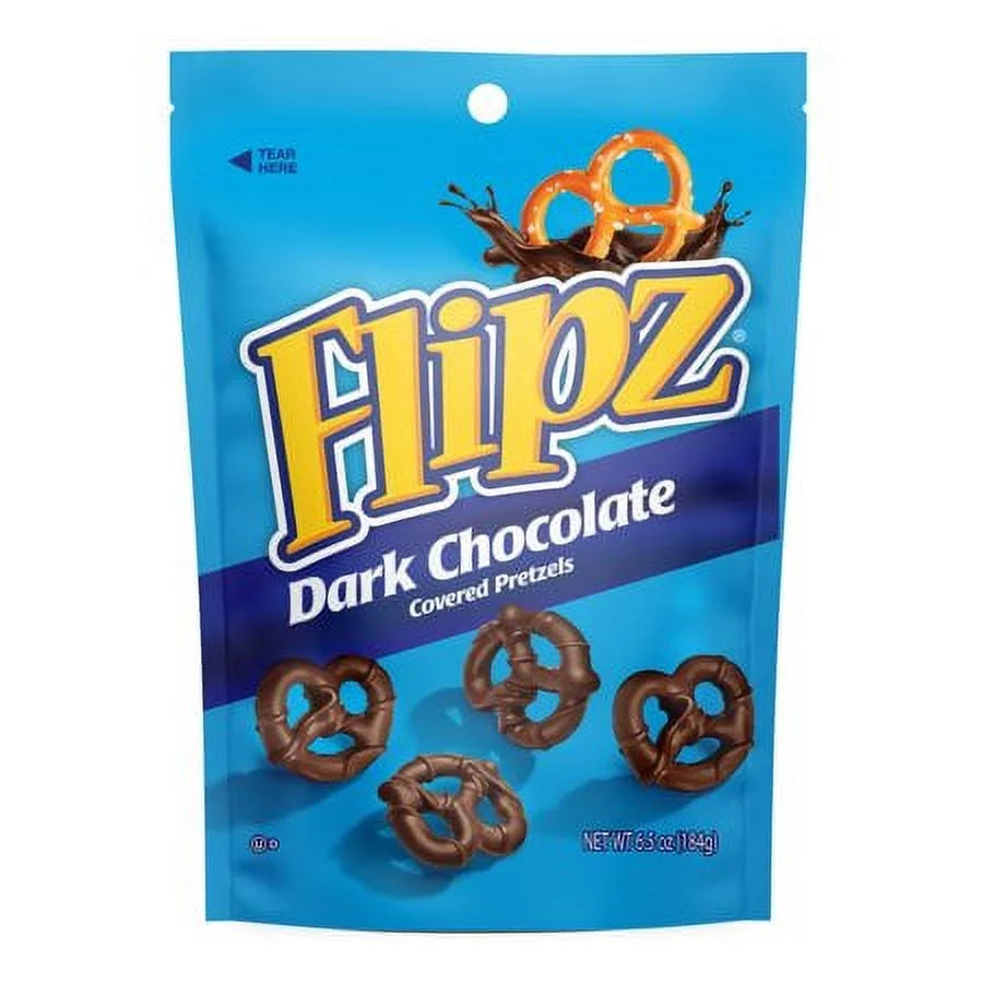 Dark Chocolate Covered Pretzels 6.5 Oz Pack of 12 S582796