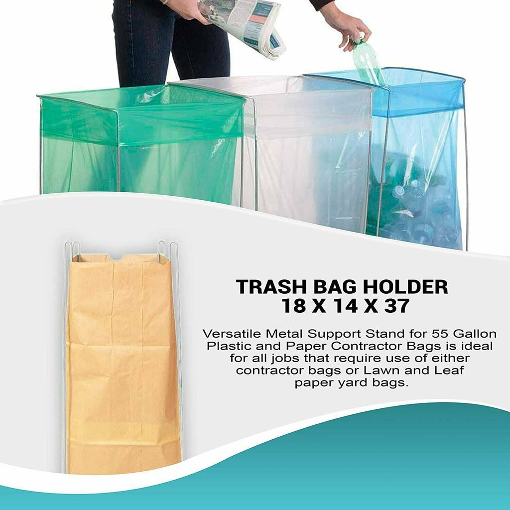Steel Trash Bag Holder 55 Gallon C858