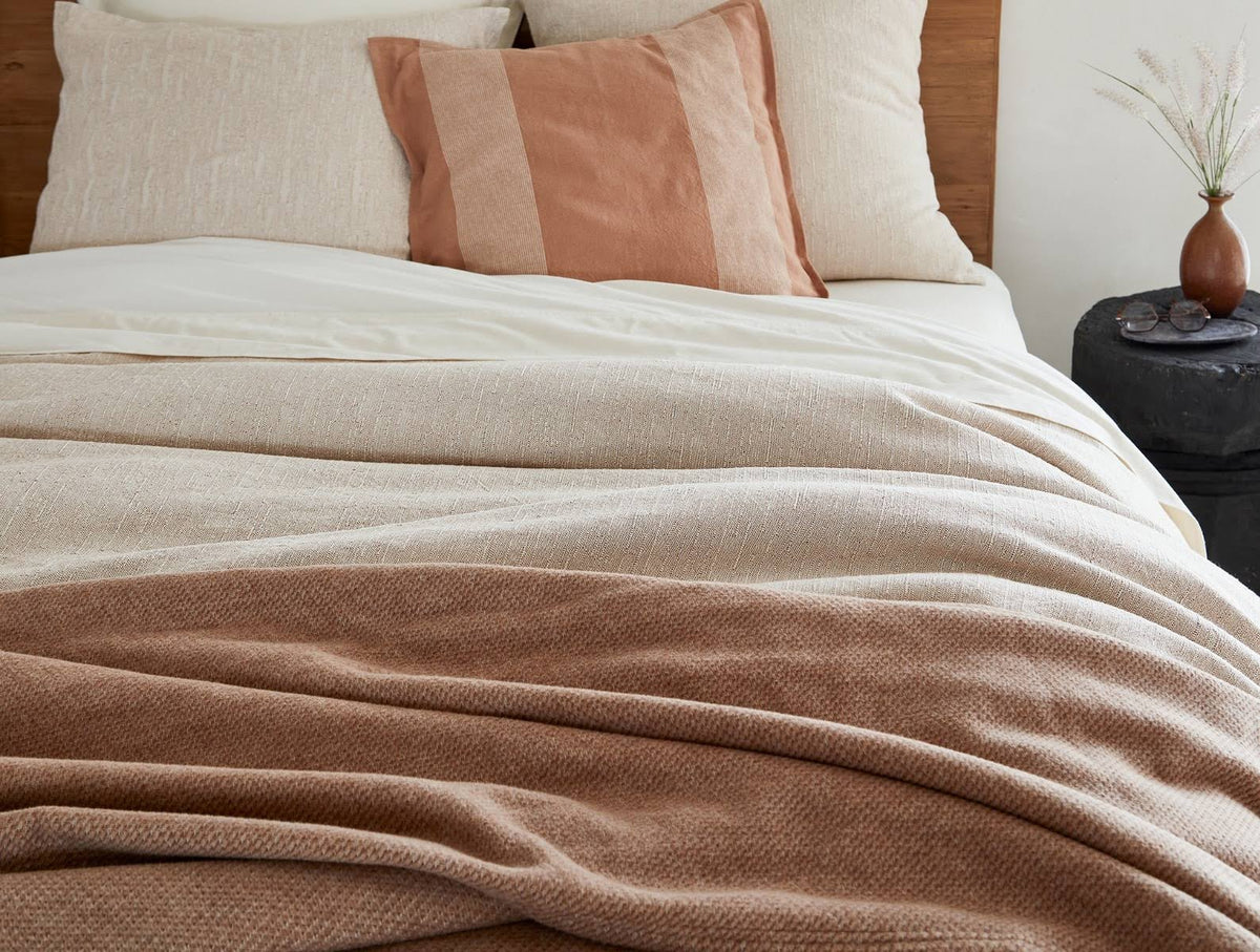 Organic King Duvet Cover Nutmeg V826
