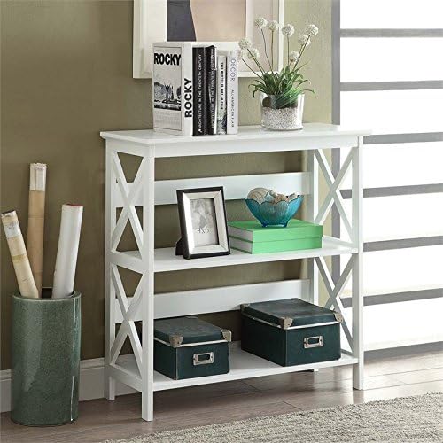 White 2 Shelf Bookcase M83487