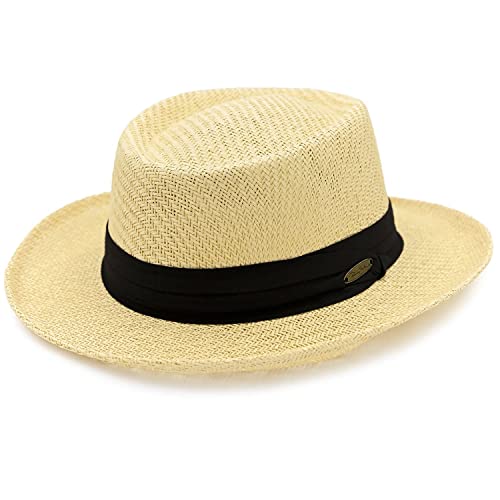 Straw Hat with 3" Brim M505