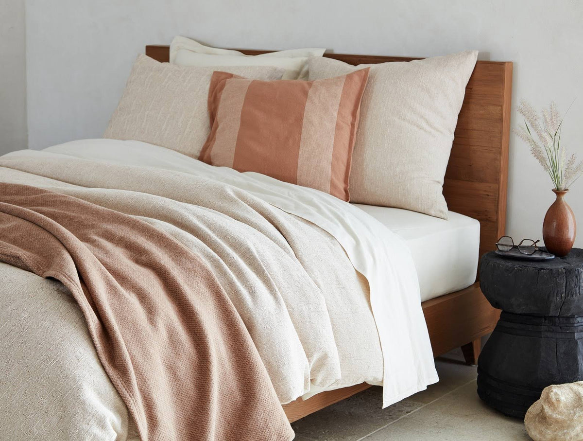 Organic King Duvet Cover Nutmeg V826
