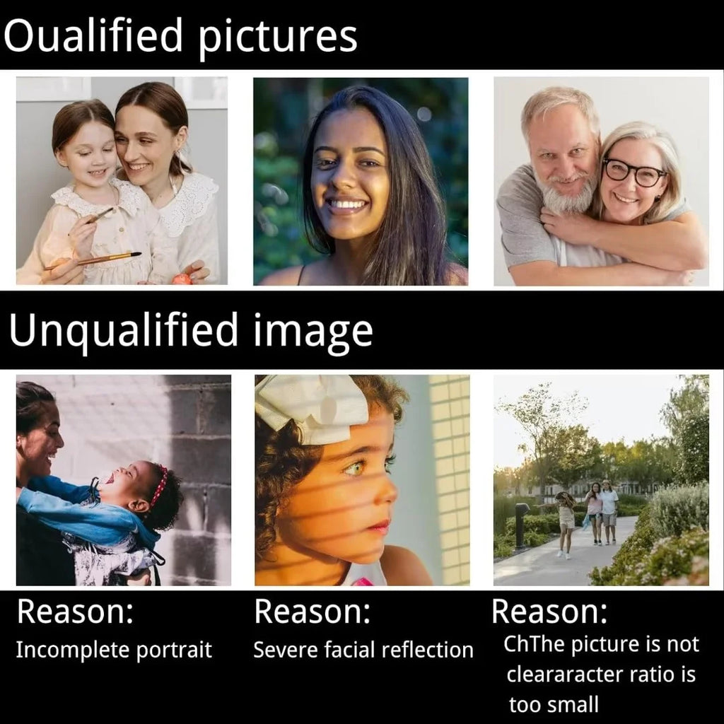 3D Engraved Crystal Photo Cube F137