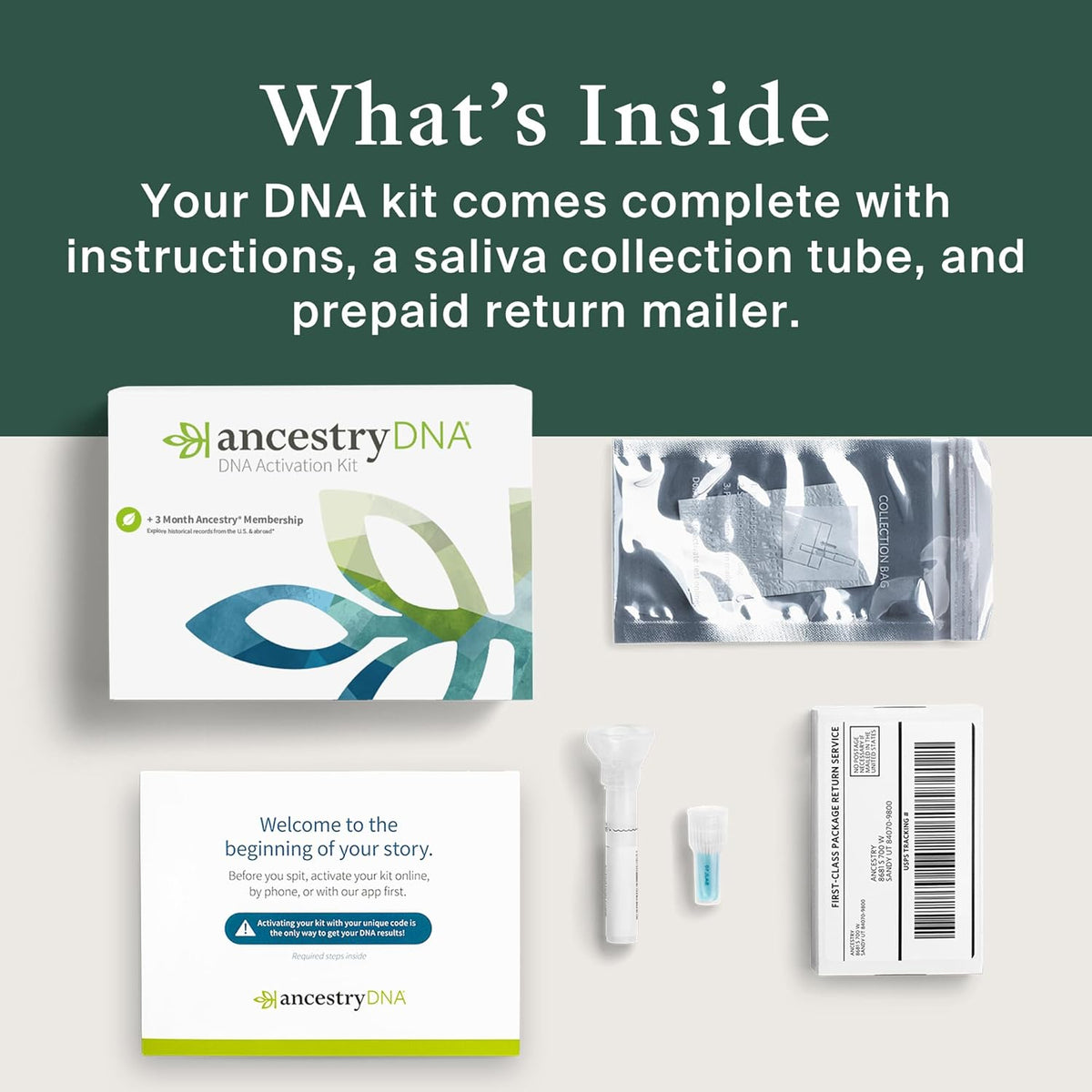 Genetic Test Kit with 3-Month Membership, 1 Kit C6400