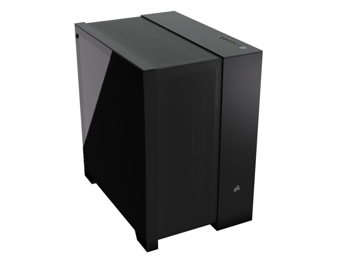 Black Super Mid-Tower Tempered Glass Airflow Case X741803