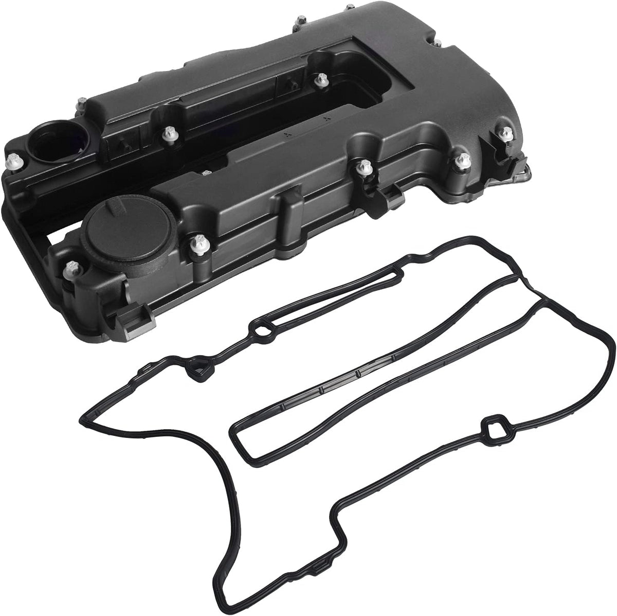 Engine Camshaft Valve Cover with Gasket Bolts Oil Filler Cap 1.4L Pack of 2 K810