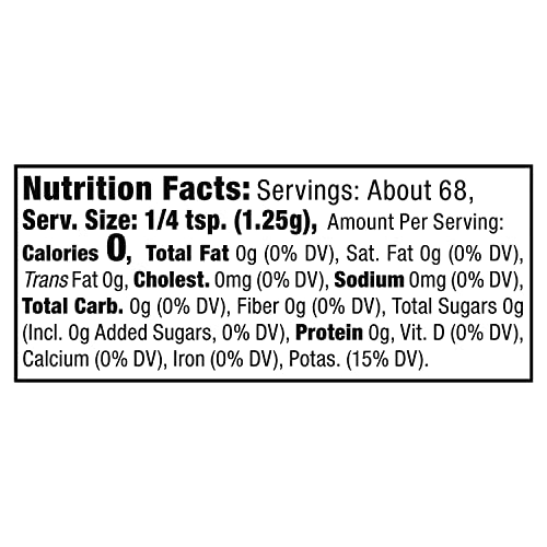 Sodium-Free Salt Substitute, 3oz Shaker Bottle Q372