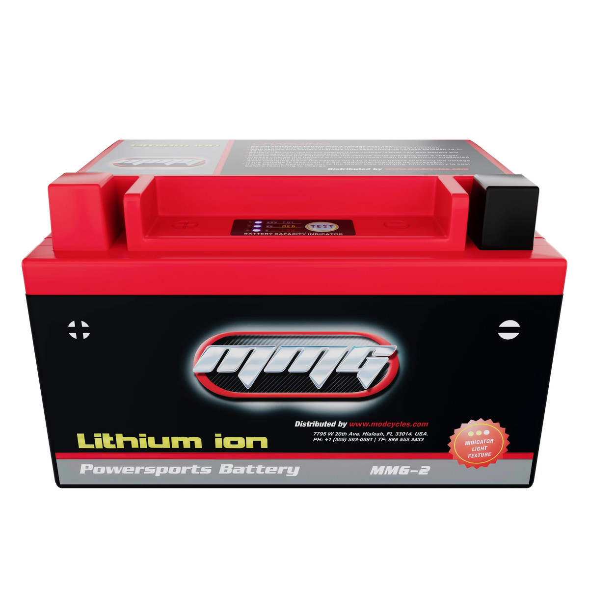 12V 160CCA Lithium Ion Sealed Powersports Battery D57849
