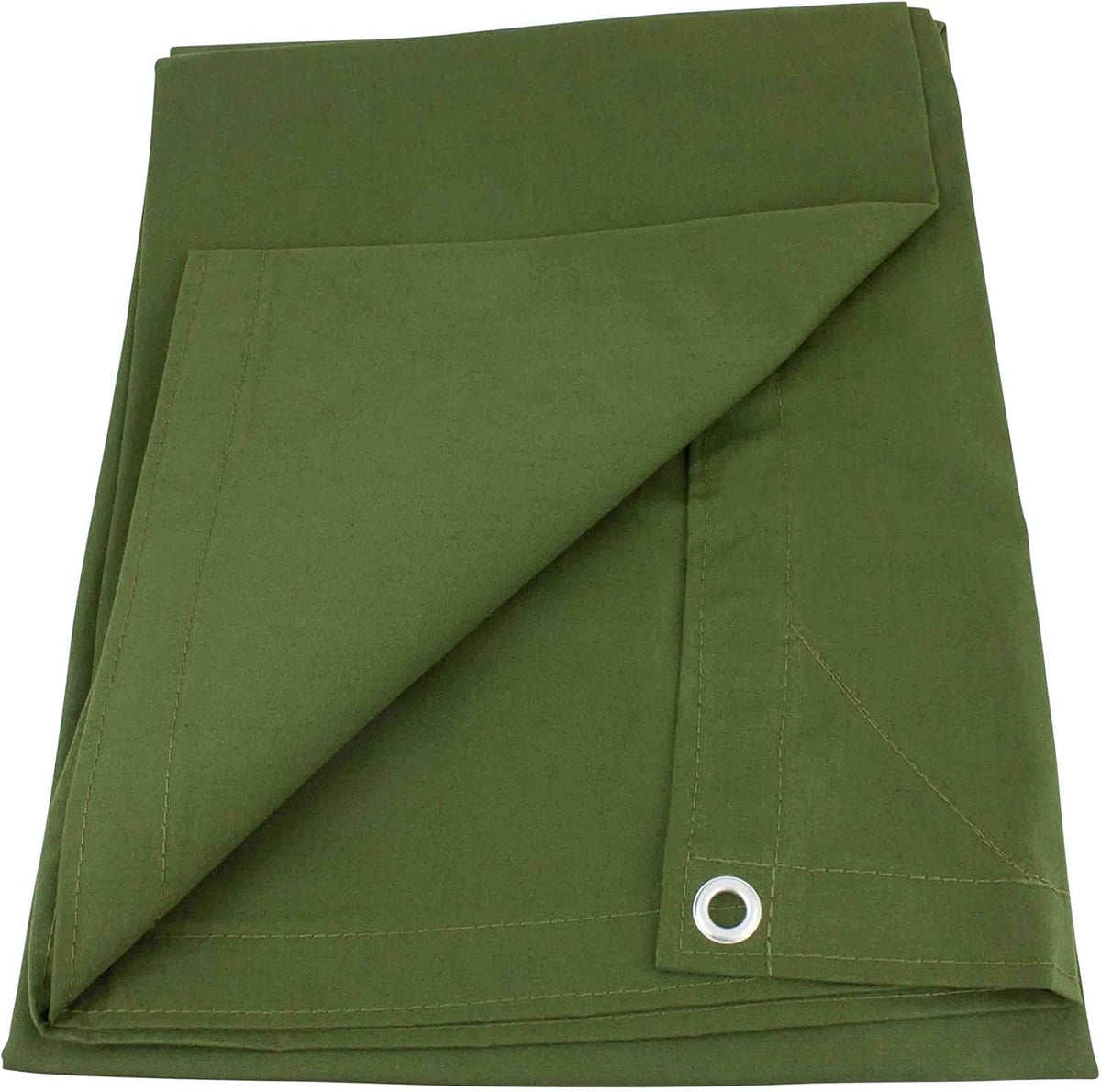 Green Canvas Tarp 12oz Water Resistant 20' x 20' S5821