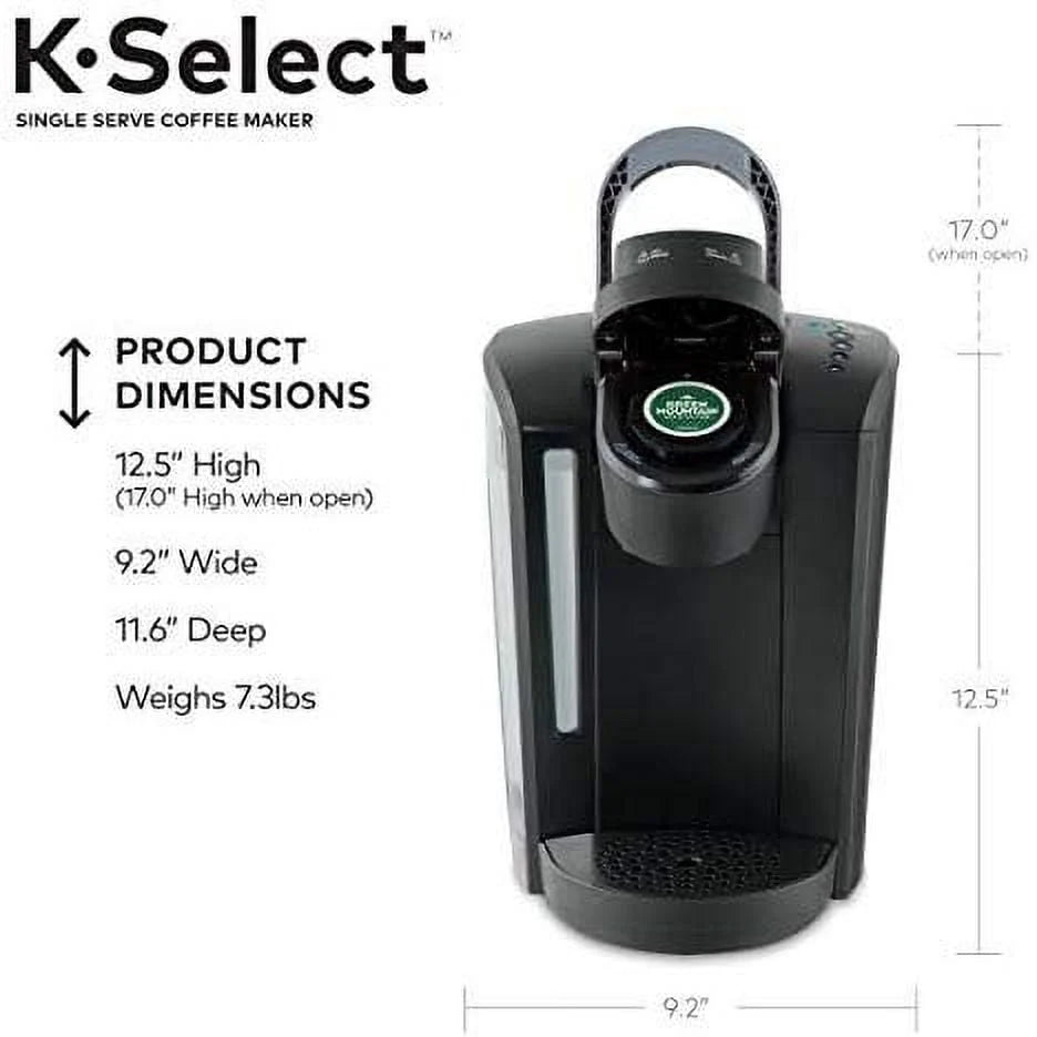 Single Serve K-Cup Pod Coffee Maker, Matte Black J500025
