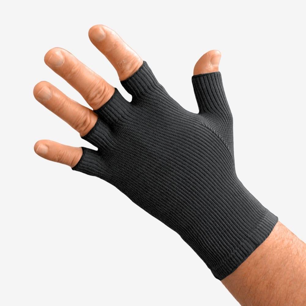 Beige Quarter Finger Compression Glove, Large X479