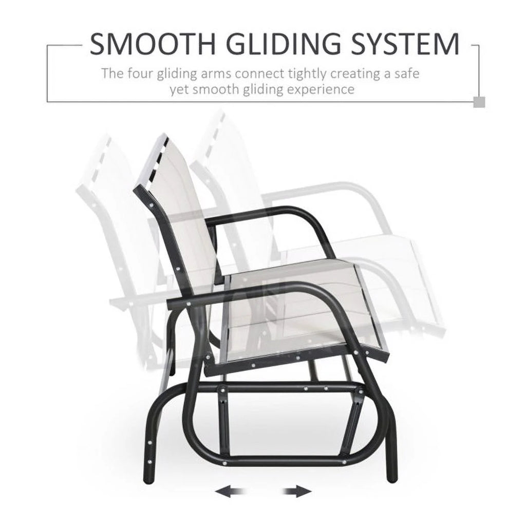 Outdoor Glider Bench 3-Person Rocking Chair L781
