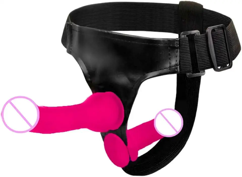 Transparent Ultra Elastic Harness Belt Strap On Dildo T971