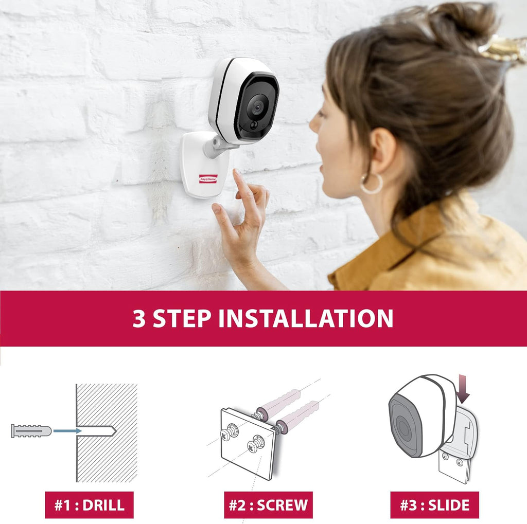 Wireless Night Vision Camera, IP56 120° View, 1080p, 1 Battery Powered W621