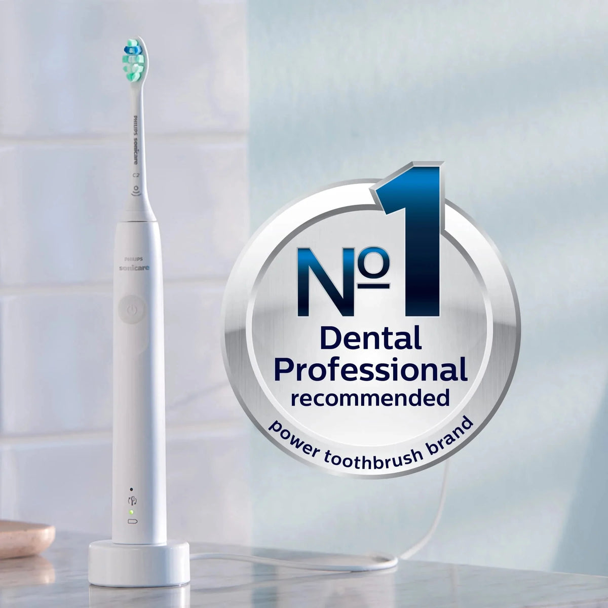 Rechargeable Electric Toothbrush with Pressure Sensor M87986
