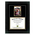 Black 1.5x22 Single Diploma Frame with 5x7 Photo and Double Matting Y826702