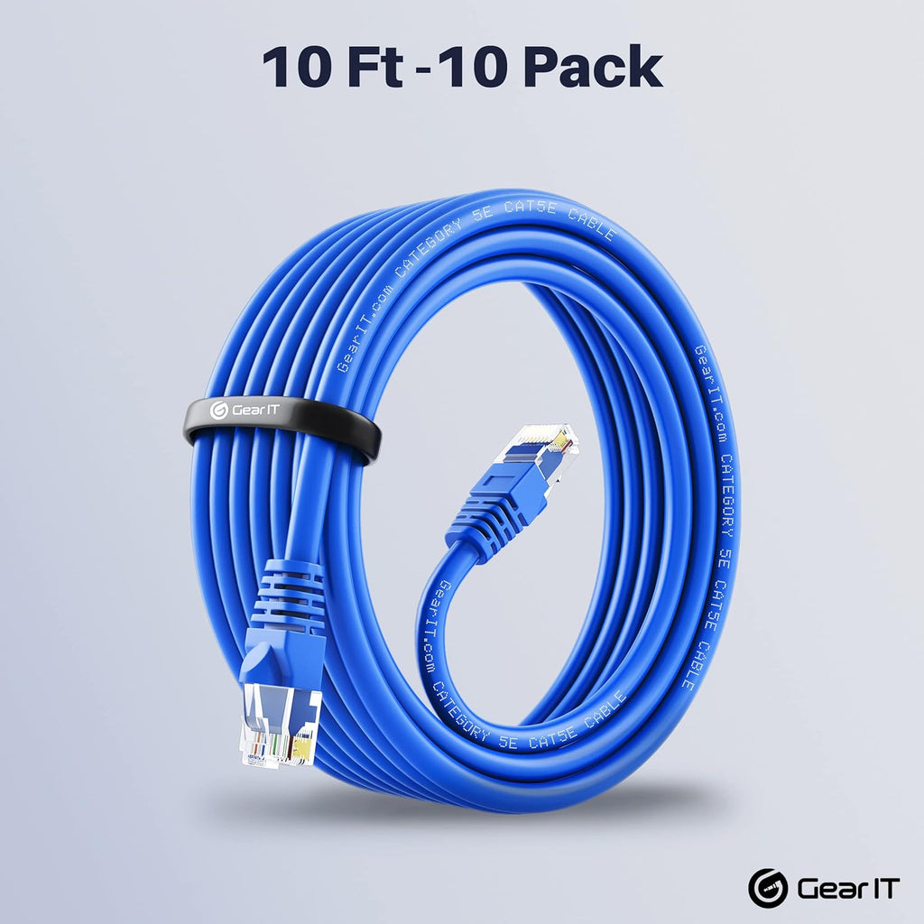 Blue 5 Feet Cat5e Ethernet Patch Cable A9618