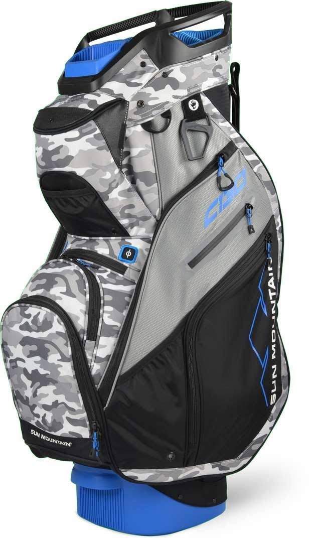Black Charcoal White Red Cart Bag I71150