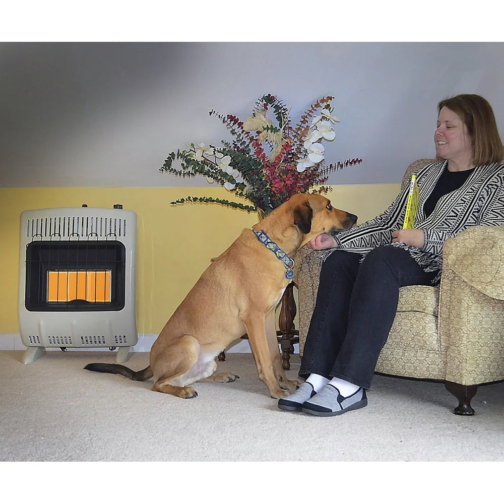 10,000 BTU Vent Free Radiant Natural Gas Heater O1997