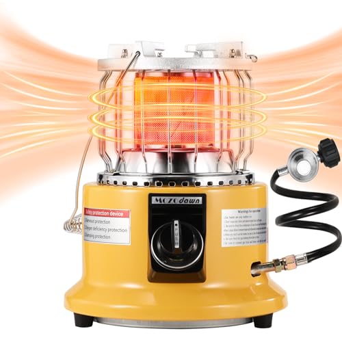 2 in 1 Propane Heater & Stove, 13000 BTU Portable Propane Heater with Handle C118