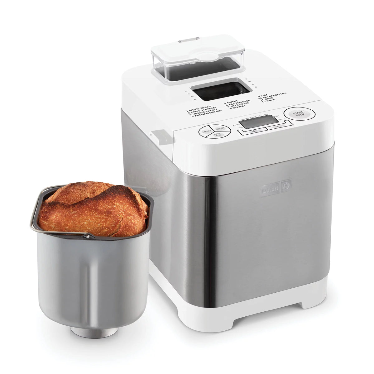 Stainless Steel Bread Maker 1.5lb Loaf Programmable 12 Settings X163