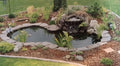 Water Garden Fountain KIT with Liner & Pump 9' X 6' Liner & 5 Water Lilies A4435