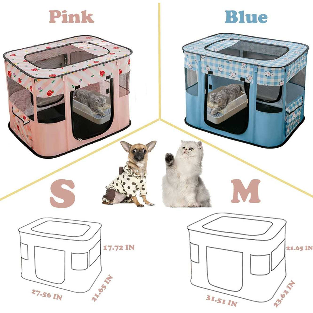 Portable Foldable Pet Playpen A948853