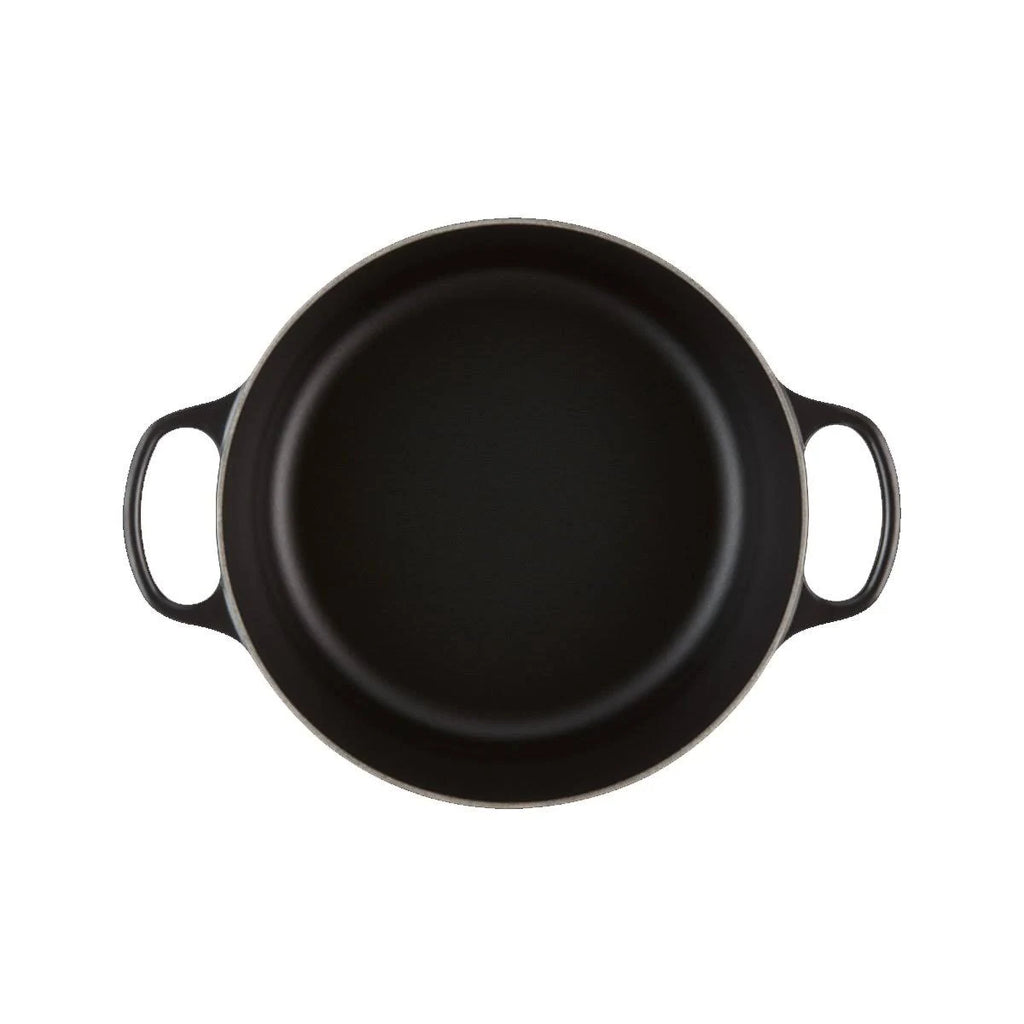 Round Casserole Cast Iron 22 cm Satin Black C88255