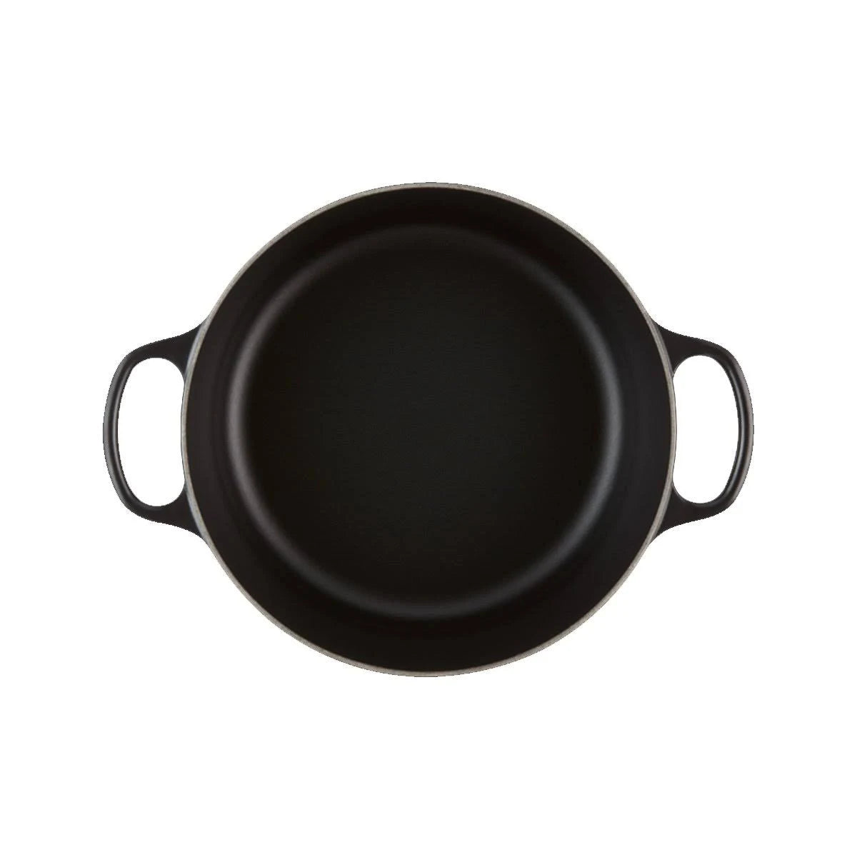 Round Casserole Cast Iron 22 cm Satin Black C88255