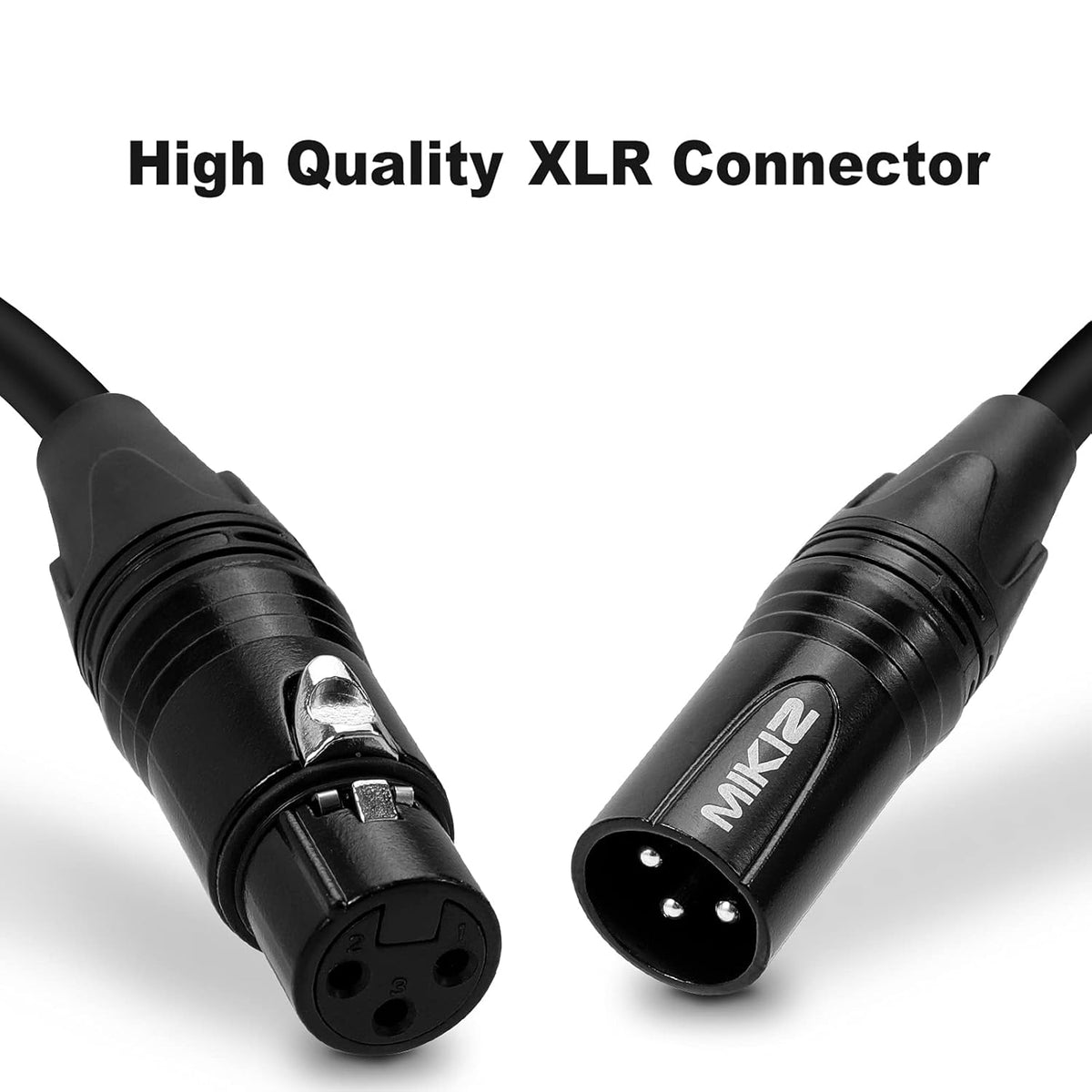 XLR Microphone Cables 25ft 4 Pack Z346032