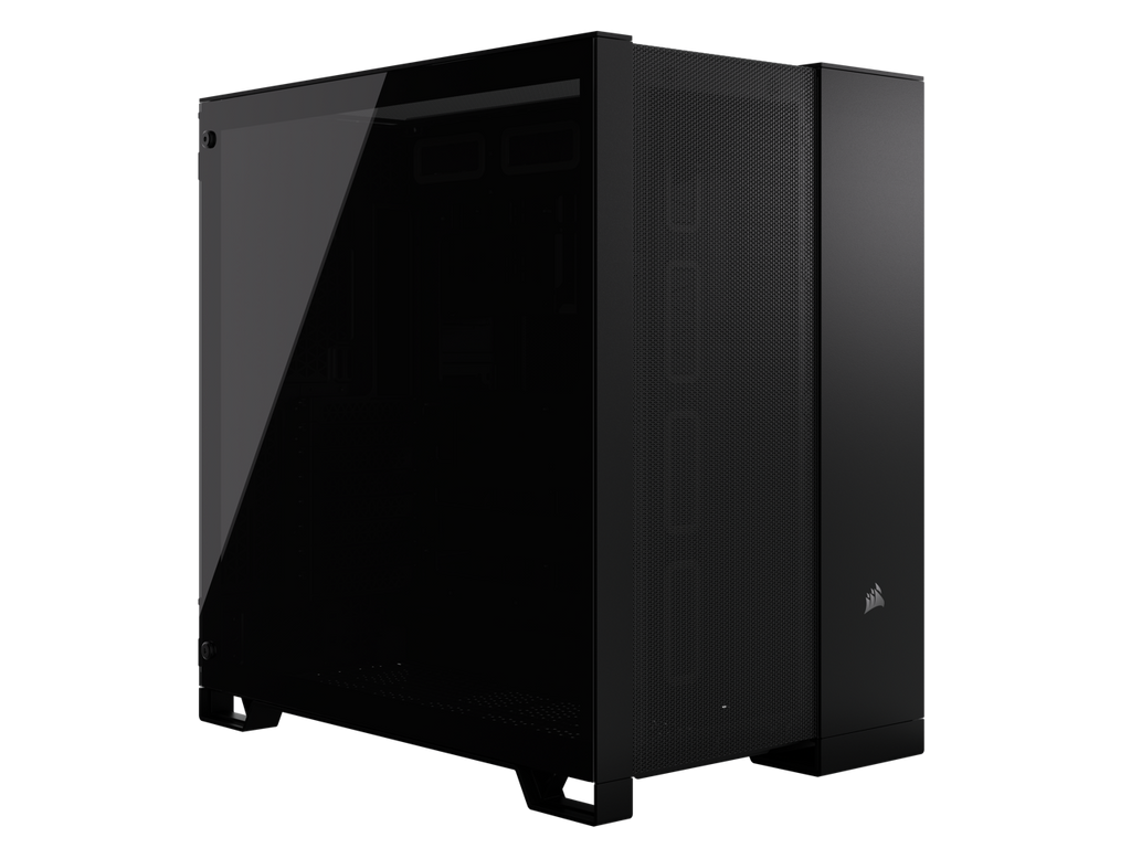 Black Super Mid-Tower Tempered Glass Airflow Case X741803