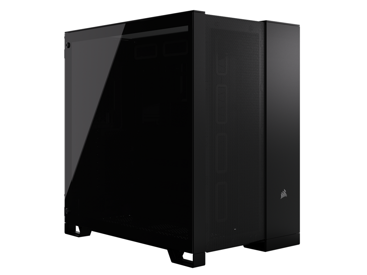 Black Super Mid-Tower Tempered Glass Airflow Case X741803